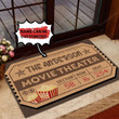 Personalized Doormat Ticket Movie Theater