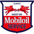 Mobiloil Service Pegasus Sign 20 x 20 Inches Aged OR New Style 22 Gauge Metal Sign Vintage Style Retro Garage Art RG