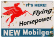 Mobilgas Mobil oil Pegasus Flying Horse Power Metal Sign 3 Sizes Vintage Style Retro Garage Art RG