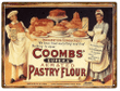 Coombs Pastry Flour Metal Sign  vintage style retro country advertising art wall decor RG