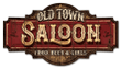 Old Town Saloon 22 x 12 inch metal art sign wall decor american made nostalgic vintage style psb047