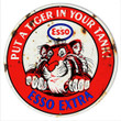 Esso Gasoline Put a Tiger In Your Tank Metal Sign 4 Sizes Available Aged OR New Style Vintage Style Retro Garage Art RG