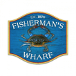 Fishermans Wharf Plasma Custom Metal Sign 18 x 16 Vintage Style Retro Garage Art ps123 PS