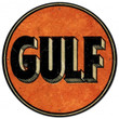 Gulf Gasoline Motor Oil Metal Sign American Ikons Vintage Style Retro Garage Art PS AMI