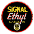 Signal Gasoline Motor Oil Metal Sign Aged Style 4 Sizes Available Vintage Style Retro Garage Art RG