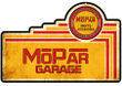 Mopar Garage Laser Cutout Sign Large 24 x 17 inch 22 Gauge Steel Metal Vintage Style Retro Garage Art RG