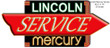 Lincoln Service Laser Cutout Metal Sign 2 Sizes custom shape vintage style retro gas oil garage art wall decor RG