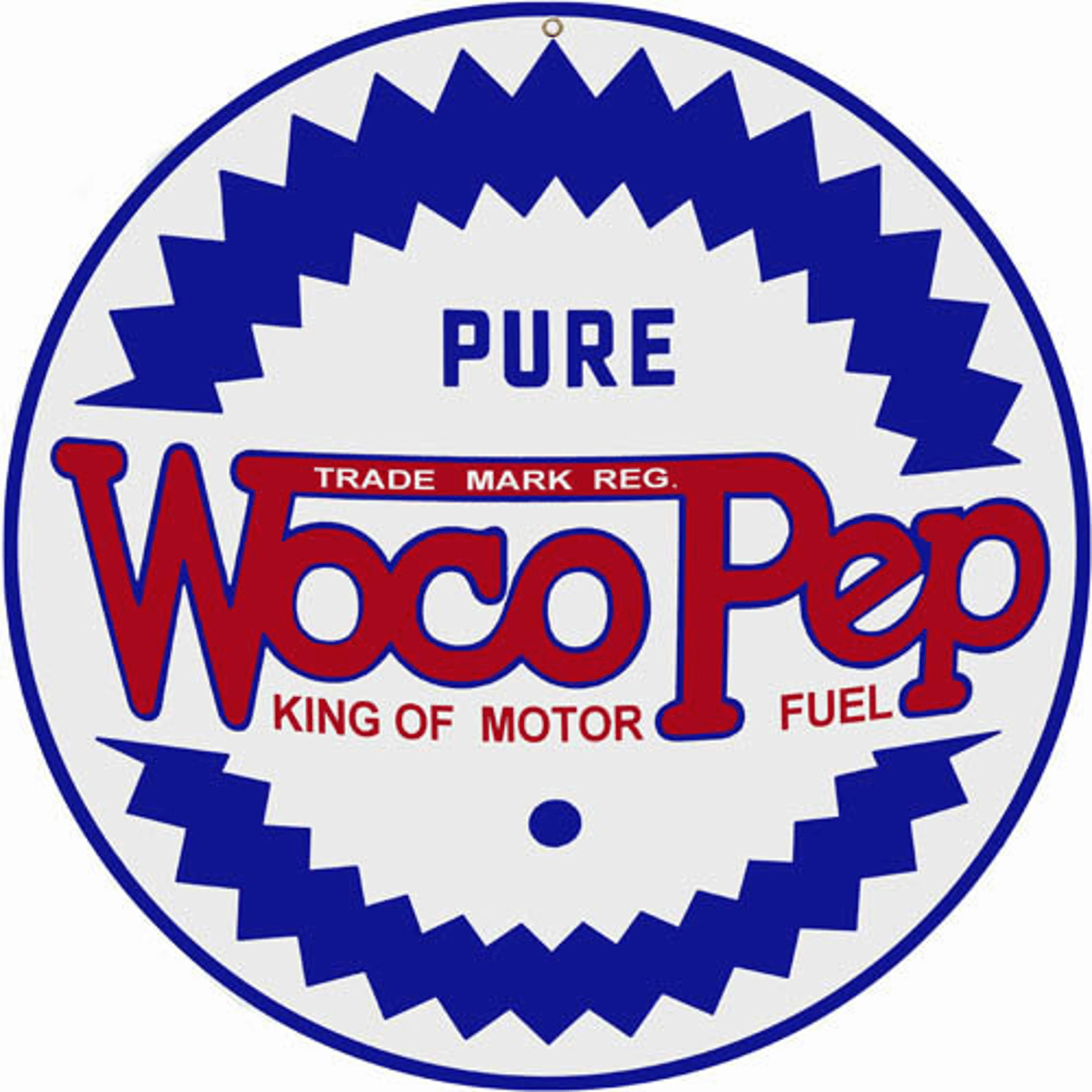 Pure Woco Pep Motor Oil Aged Style Aluminum Metal Sign 3 Sizes Available Vintage Style Retro Garage Art RG