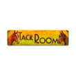Tack Room metal art sign heavy gauge powder coated vintage style advertising sign rustic country home wall decor PS