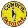 Conoco Gasoline Motor Oil Sign Vintage Aged Style Aluminum Metal Sign 2 Sizes Available Vintage Style Retro Garage Art RG