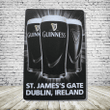 Guinness Beer Vintage Antique Style Collectible Tin Sign Metal Wall Decor Garage Man Cave Game Room Bar Fast Shipping