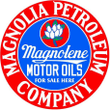 Magnolia Petroleum Company Magnolene Motor Oils Large Aluminum Metal Sign 4 Sizes Available Vintage Style Retro Garage Art RG