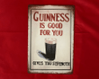 Guinness Beer Vintage Antique Collectible Tin Sign Metal Wall Decor Garage Man Cave Game Room Bar Fast Shipping