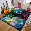 3D Printed Ocean World Rug Area Rugs For Living Room Rectangle Rug Bedroom Rugs Carpet Flooring Gift RS132619