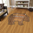 Bear Hunting Custom Shape Rug, Carpet 10647