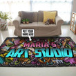 Personalized Art Studio Area Rug Carpet  Medium (4 X 6 FT)