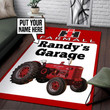 Personalized Farmall Tractor Man Cave Area Rug Carpet  Medium (4 X 6 FT)