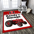 Personalized Farmall Tractor Man Cave Area Rug Carpet  Large (5 X 8 FT)