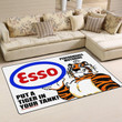 Esso Rustic Look Vintage Retro Put A Tiger In Your Tank Man Cave Area Rug Carpet  Medium (4 X 6 FT)