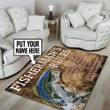 Personalized Fisher Man's Rules Area Rug Carpet  Large (5 X 8 FT)