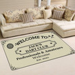 Personalized Dart Room Area Rug Carpet  Large (5 X 8 FT)