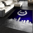Indiana Colts Skyline And Rectangle Rug Decor Area Rugs For Living Room Bedroom Kitchen Rugs Home Carpet Flooring TTG016520