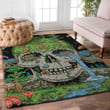 Skull The Forest And Animals Carpet Rectangle Area Rugs Carpet For Living Room, Bedroom, Kitchen Rugs, Non-Slip Carpet Rp125229