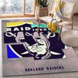 Oakland Raiders Area Rug Living Room Rug Home Decor Floor Decor Indoor Outdoor Rugs