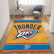 Oklahoma City Thunder Team Logos Area Rug, Living Room Rug US Decor Indoor Outdoor Rugs