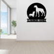 Custom Dashounds and Greyhound Dog Cut Metal Sign, Personalized Sign Decoration For Room, TTN