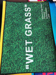 Wet Grass Rug Wet Grass Custom Rug Green Rug Black Rug Living Room Rug Home Decor Rug Modern Rug 3D Art Rug Popular Rug Wet Grass Pattern