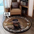 Personalized Duck Hunting Round Rug, Carpet 06456