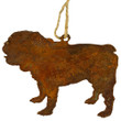 Handcrafted Custom Dog Breeds Rusty Metal Sign Ornament - Personalized Christmas Gift