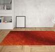 Style Shag - Style Contemporary - Pattern Abstract - Burnt Orange Color