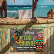 Cold Drinks Good Foods Good Times Tiki Lounge Beach Decor, Retro Style Printed Metal Sign, Best for Bars, Backyard, Pools, Patio,Restaurants