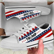 2024 Trump US Flag Star Low Top Shoes All Over Print