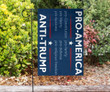 Pro-American Anti-Trump Flag Resist 2024 Election 86 45 Vote No Trump Flag Political Campaign