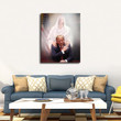 Jesus Christ and Donald Trump Poster Picture Art Print Canvas Wall Art Home Living Room Bedroom Decor