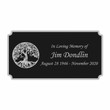 Personalized Tree of Life Memorial Plaque Metal Sign In Loving Memory Of Gravestone Maker