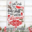 Tin I Just Want To Bake Stuff Christmas Durable Metal Sign Use Indoor Outdoor Kitchen Christmas Decor And Gift