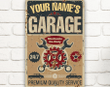 Personalized Metal Sign Garage Tin - Use Indoor Outdoor Great Gift & Decor