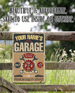 Personalized Metal Sign Garage Tin - Use Indoor Outdoor Great Gift & Decor