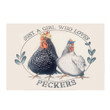 Funny Tin Sign Just A Girl Who Loves Peckers Chicken Coop Tin Metal Sign Decor For Home Kitchen Bar Vintage Retro Poster Plaque