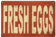 Fresh Eggs Metal Sign Vintage Style Home Decor Wall Art