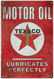 Texaco Motor Oil Aged Style Metal Sign Vintage Style Retro Garage Art 104