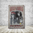 Guns N Roses Vintage Antique Style Collectible Tin Sign Metal Wall Decor Garage Man Cave Game Room Bar