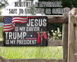 Tin Jesus Is My Savior Metal Sign Indoor Outdoor Gift To Christian Trump Supporters