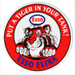 Esso Gasoline Put A Tiger In Your Tank Metal Sign Available Aged Or New Style Vintage Style Retro Garage Art