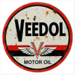 Veedol Motor Oil Sign Vintage Aged Style Or New 22G Metal Sign Available Vintage Style Retro Garage Art