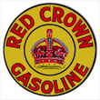 Red Crown Gasoline Motor Oil Sign Vintage Style Metal Sign - Available Vintage Style Retro Garage Art